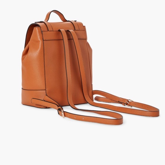 JustFab, Messenger Backpack, Cognac - Picture 10 of 10